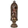 Gruppo natalizio decorativo Clayre & Eef 6PR5702 Ø 14x43 cm Oro Marrone