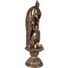 Gruppo natalizio decorativo Clayre & Eef 6PR5702 Ø 14x43 cm Oro Marrone