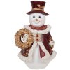 Decorazione Pupazzo di Neve Clayre & Eef 15x14x24 cm