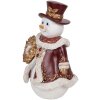 Decorazione Pupazzo di Neve Clayre & Eef 15x14x24 cm