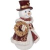 Decorazione Pupazzo di Neve Clayre & Eef 15x14x24 cm