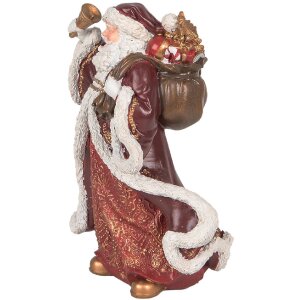 Decorazione Babbo Natale Clayre & Eef 6PR5704 15x11x20 cm