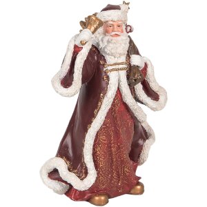 Decorazione Babbo Natale Clayre & Eef 6PR5704 15x11x20 cm