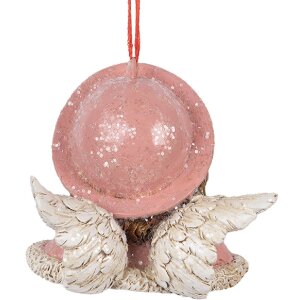 Clayre & Eef 6PR5706 Decorazione sospesa Angelo 8x7x7 cm