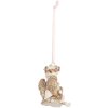 Clayre & Eef 6PR5707 Decorazione Sospesa Angelo 5x4x6 cm beige-dorato