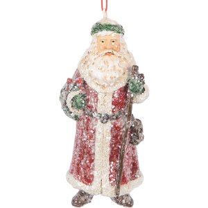 Clayre & Eef 6PR5708 Ornamento Natalizio Babbo Natale...