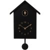 Orologio da parete Clayre & Eef 6KL0838Z 20x10x26 cm Nero 3xAA a Batteria