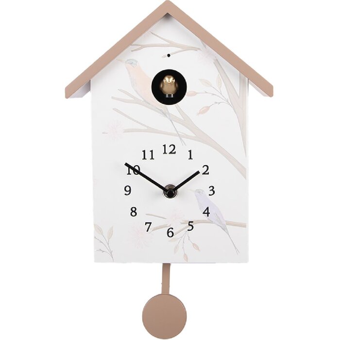 Orologio da parete Clayre & Eef 6KL0841 20x10x26 cm Alimentato con 3 batterie AA