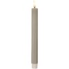 Set di 2 portacandele LED Clayre & Eef 6CA0002G Ø 2x25 cm Grigio