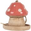 Casetta per uccelli decorativa Clayre & Eef 6CE2320 Beige-Rosa 13x13 cm