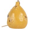 Clayre & Eef 6CE2321 Decorazione Casetta per Uccelli Ø 11x14 cm Gialla