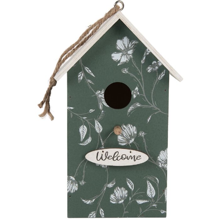 Casetta per uccelli Clayre & Eef 6H2439 15x10x22 cm