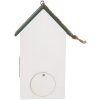 Casetta per uccelli Clayre & Eef 6H2440 15x10x22 cm Bianco Verde