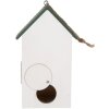 Casetta per uccelli Clayre & Eef 6H2440 15x10x22 cm Bianco Verde
