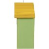 Clayre & Eef 6H2443 Casetta per uccelli 15x10x22 cm Verde e Giallo