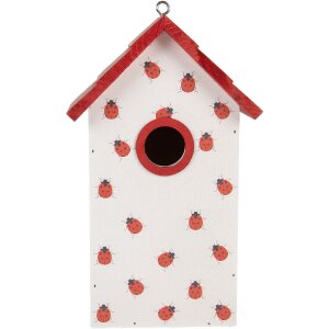 Clayre & Eef 6H2445 Casetta per uccelli 15x10x22 cm...
