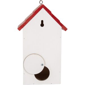 Clayre & Eef 6H2445 Casetta per uccelli 15x10x22 cm Coccinella