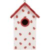 Clayre & Eef 6H2445 Casetta per uccelli 15x10x22 cm Coccinella