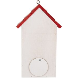 Casetta per uccelli Clayre & Eef 6H2446 15x10x22 cm in legno stile rustico