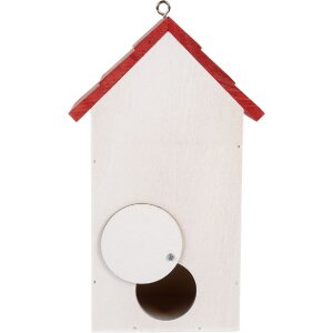 Casetta per uccelli Clayre & Eef 6H2446 15x10x22 cm in legno stile rustico