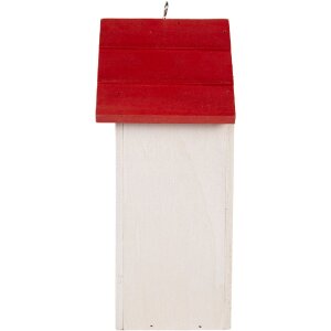 Casetta per uccelli Clayre & Eef 6H2446 15x10x22 cm in legno stile rustico