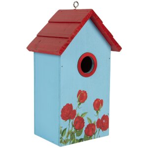 Casetta per uccelli Clayre & Eef 6H2447 15x10x22 cm...