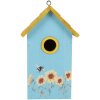 Clayre & Eef 6H2448 Casetta per uccelli 15x10x22 cm