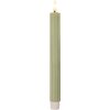 Clayre & Eef 6CA0002GR Set di 2 Portacandele con LED Ø 2x25 cm