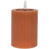 Candela con LED Clayre & Eef 6CA0003CH Ø 8x13 cm 2xAA Batterie