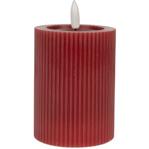 Candela LED Clayre & Eef 6CA0003R Diametro 8x13 cm