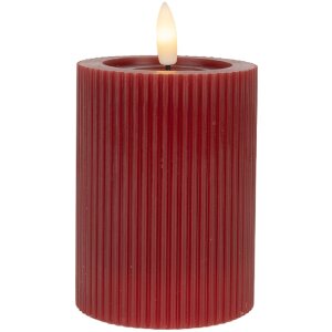 Candela LED Clayre & Eef 6CA0003R Diametro 8x13 cm
