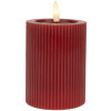 Candela LED Clayre & Eef 6CA0003R Diametro 8x13 cm
