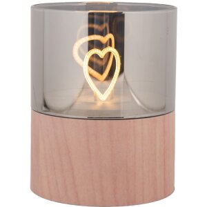 Portacandele LED Clayre & Eef 6CA0007 Ø 8x10...