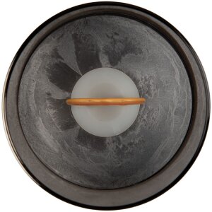 Portacandele LED Clayre & Eef 6CA0007 Ø 8x10 cm 3xAAA Marrone