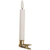 Set di 10 Portacandele con LED Clayre & Eef 6CA0008 Ø 2x14 cm Bianchi