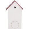 Casetta per uccelli Clayre & Eef 6H2452 15x10x22 cm Bianco-Rosa