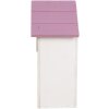 Casetta per uccelli Clayre & Eef 6H2452 15x10x22 cm Bianco-Rosa