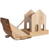 Clayre & Eef 6H2454 Casetta per uccelli 19x18x19 cm