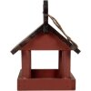 Casetta per uccelli Clayre & Eef 6H2455 17x25x21 cm Rosso Bruno