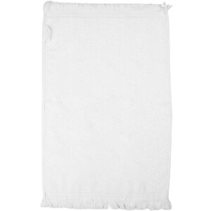 Asciugamano per ospiti Clayre & Eef CT034 40x66 cm Bianco-Blu