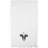 Asciugamano per Ospiti Clayre & Eef CT036 40x66 cm Bianco con motivo nero