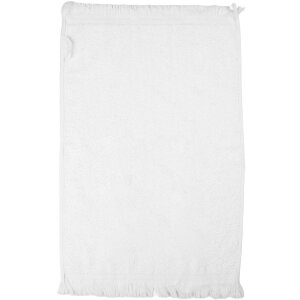 Asciugamano per ospiti Clayre & Eef CTPWS-1 40x66 cm Bianco e Nero