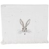 Asciugamano per Ospiti Clayre & Eef CTRUB 40x66 cm Bianco-Grigio