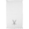 Asciugamano per Ospiti Clayre & Eef CTRUB 40x66 cm Bianco-Grigio