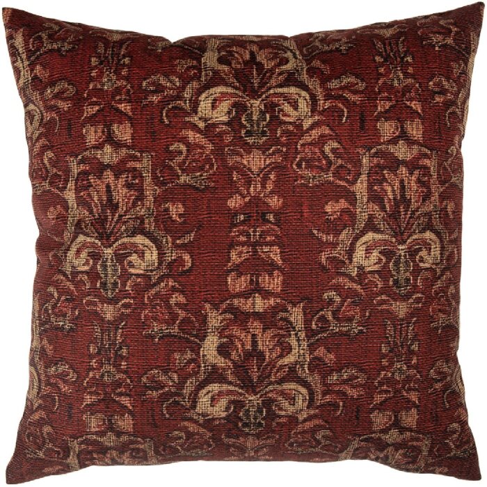 Copricuscino Clayre & Eef KT021.427 45x45 cm Rosso e Giallo