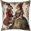Copricuscino Clayre & Eef NE22 45x45 cm Beige-Rosso