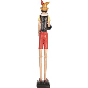 Figura decorativa Pinocchio Clayre & Eef 5PR0165 12x11x68 cm