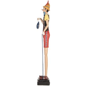 Figura decorativa Pinocchio Clayre & Eef 5PR0165 12x11x68 cm
