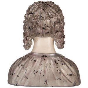 Busto decorativo da donna Clayre & Eef 6PR5548 27x15x30 cm Beige-Marrone