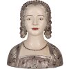 Busto decorativo da donna Clayre & Eef 6PR5548 27x15x30 cm Beige-Marrone